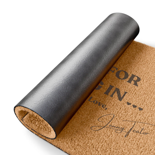 Just Checking In Doormat