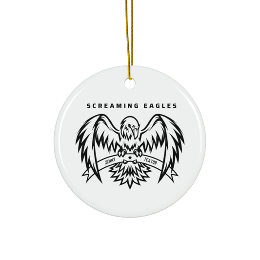 Screaming Eagles Ceramic Ornament (1pc, 3pcs, 5pcs, 10pcs)